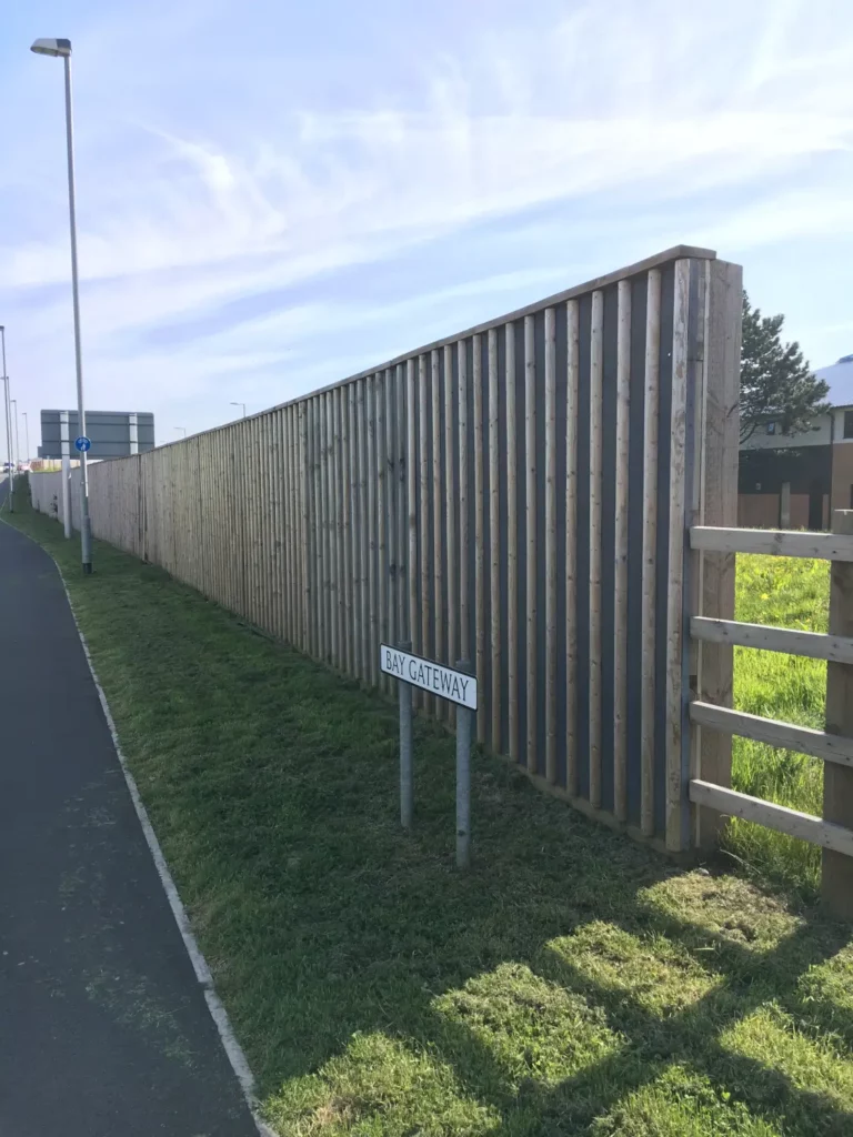 Acoustic and environmental barrier by Lowther Forestry