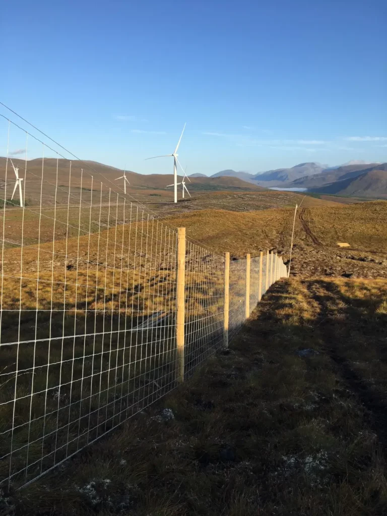 Agricultural and stock fencing by Lowther Forestry