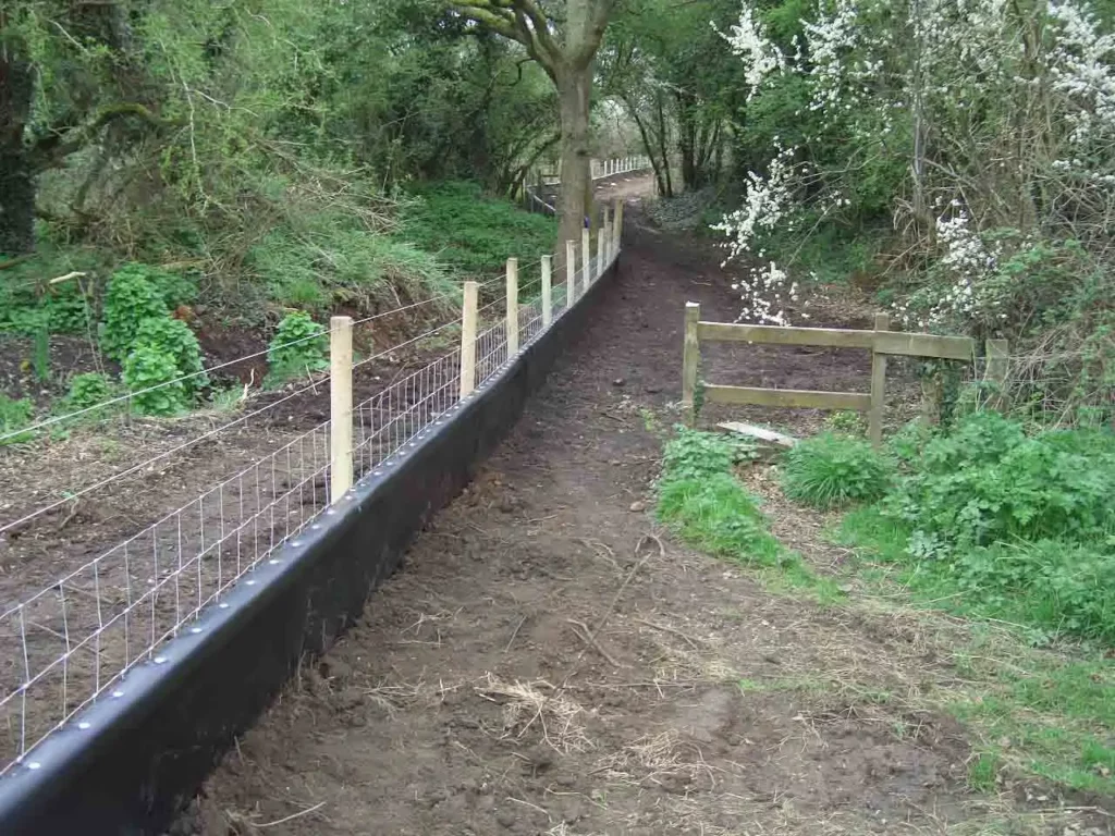 Wildlife exclusion fencing by Lowther Forestry