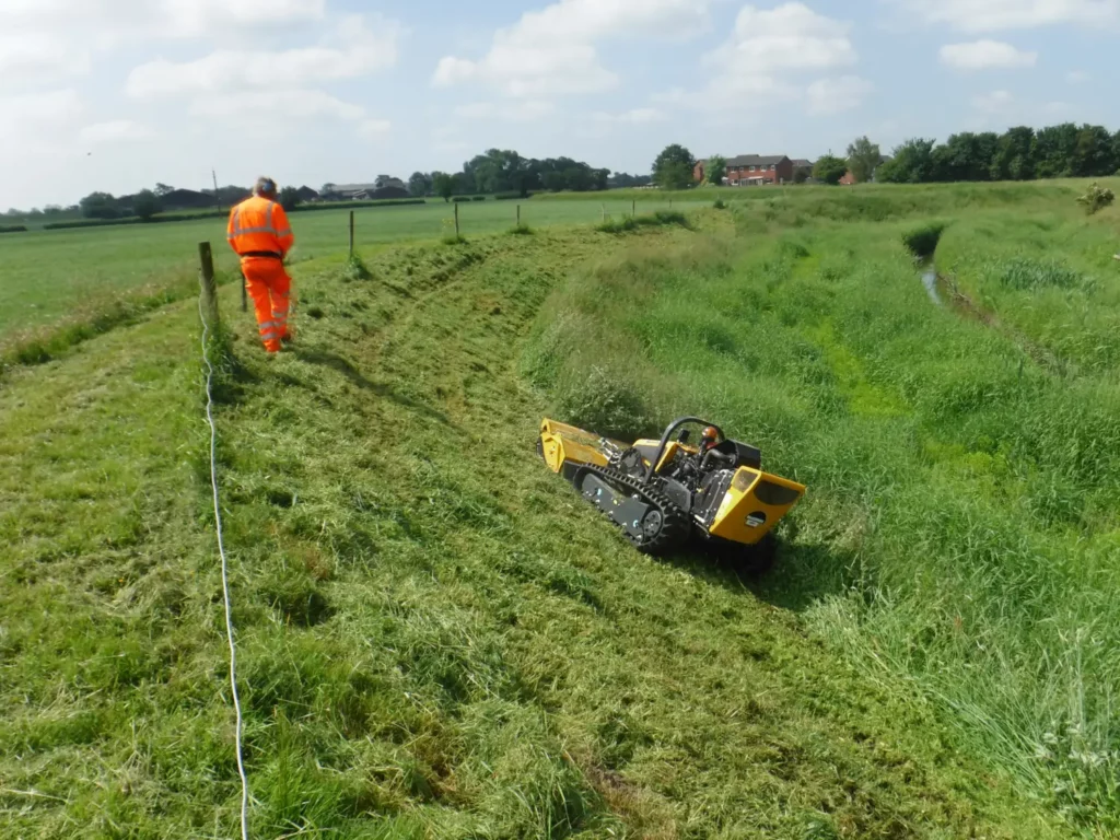 Grass cutting and vegetation management by Lowther Forestry