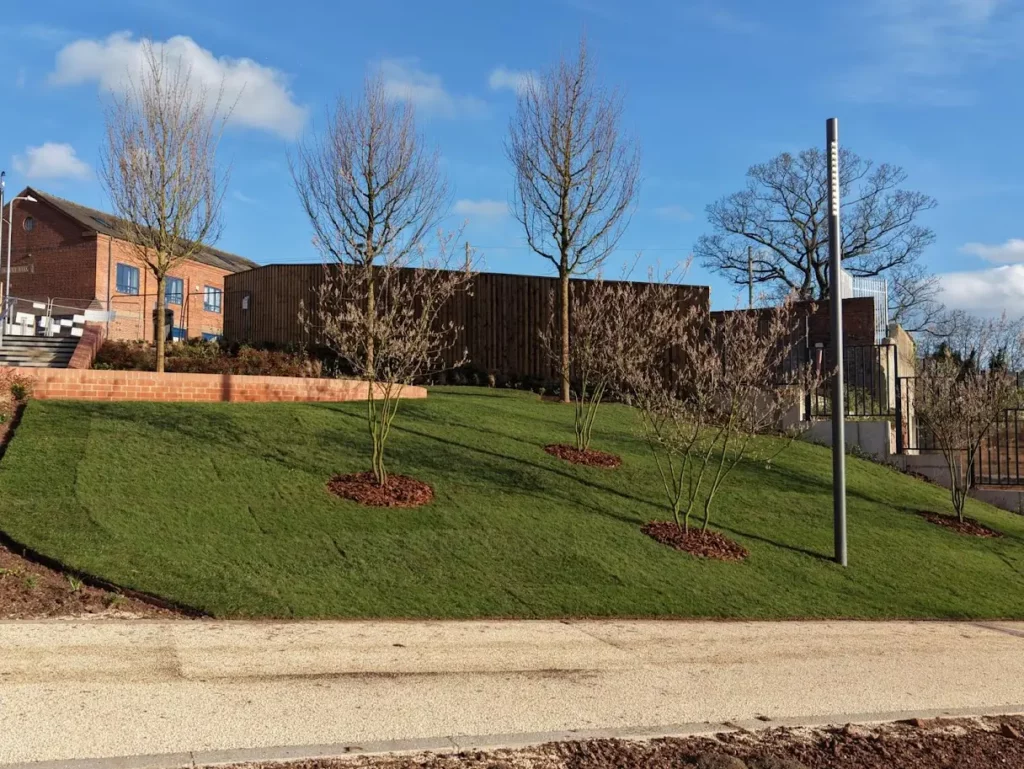Commercial landscaping by Lowther Forestry
